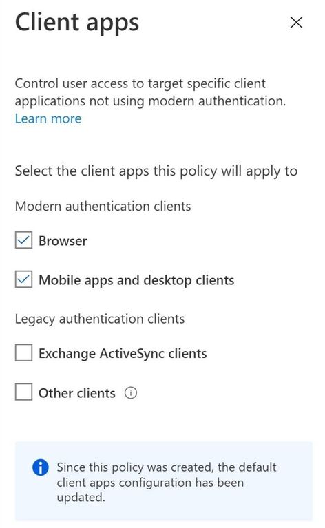 default settings